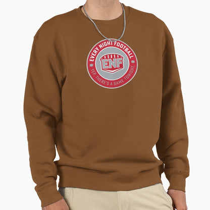 Every Night Football Circular Slogan Sweatshirt - Trendy Graphic Men Women - T-Shirt, Sweatshirt, Hoodie