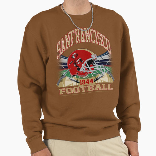 San Francisco Football Gridiron Sweatshirt - Novelty Apparel for Adults - T-Shirt, Sweatshirt, Hoodie