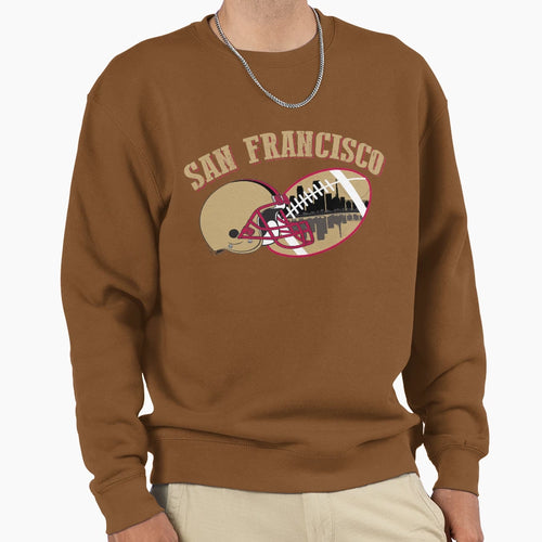 Sf San Francisco Football Sweatshirt - Aesthetic Graphic Unisex - T-Shirt, Sweatshirt, Hoodie