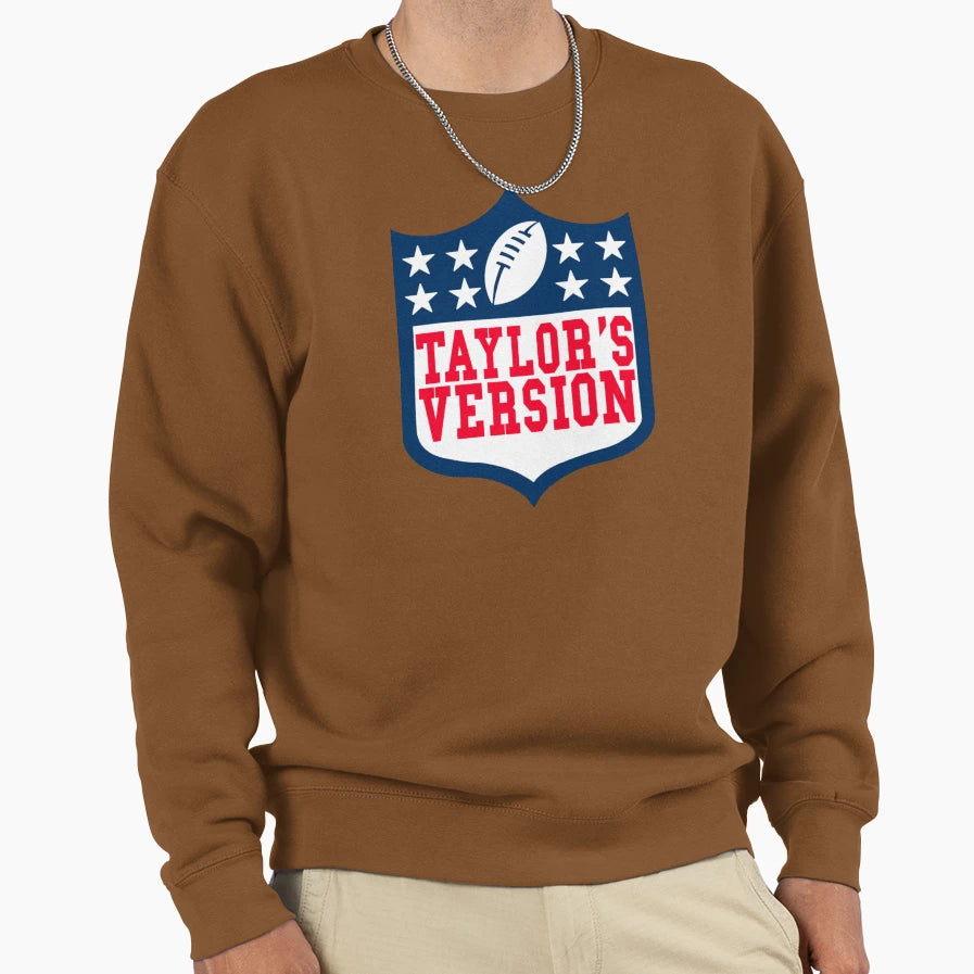 Nfl Taylors Version Sweatshirt - Aesthetic Graphic Unisex - T-Shirt, Sweatshirt, Hoodie