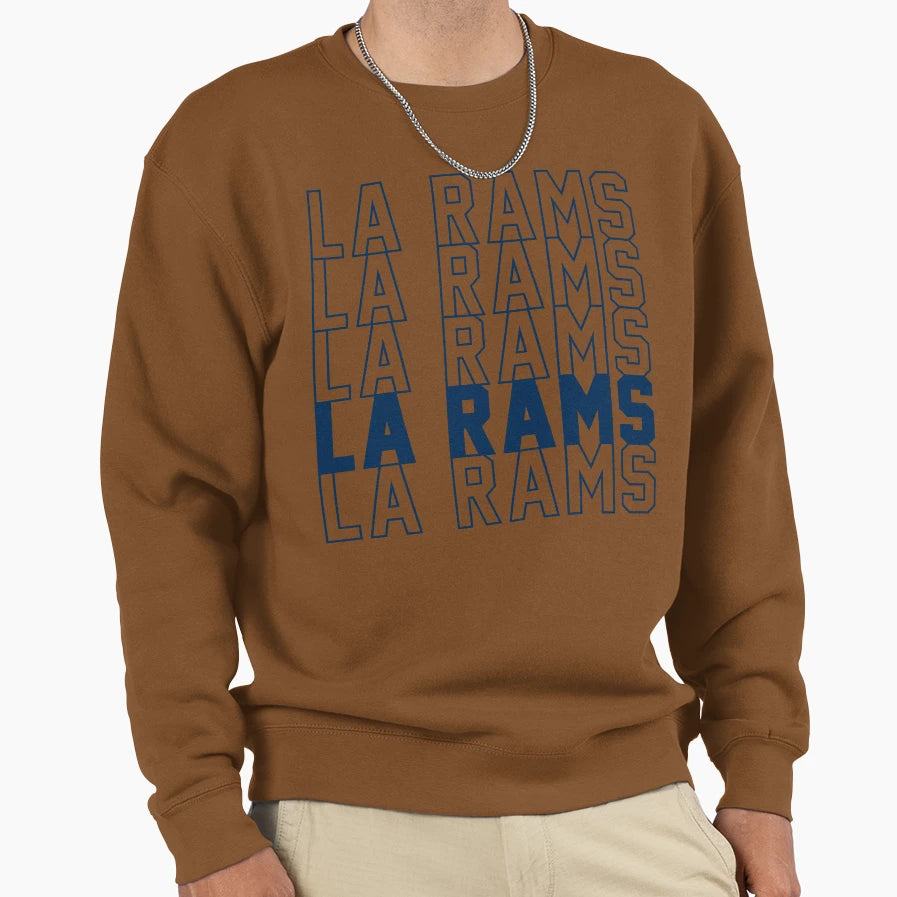 La Rams Sweatshirt - Custom Art Print Men Women - T-Shirt, Sweatshirt, Hoodie
