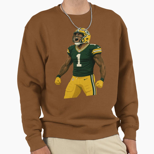 Green Gold Beast Mode Parsons Sweatshirt - Casual Everyday Wear for Adults - T-Shirt, Sweatshirt, Hoodie