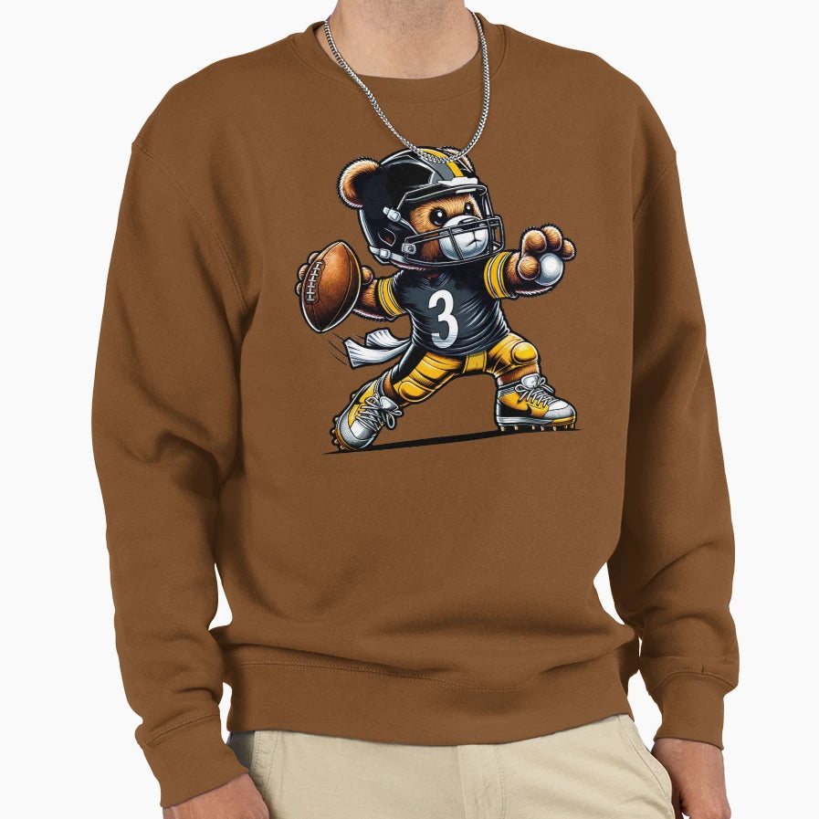 Teddy Russ Sweatshirt - Unique Graphic for Adults - T-Shirt, Sweatshirt, Hoodie