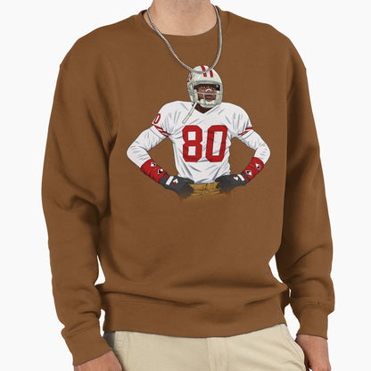 Jerry Rice Sweatshirt - Novelty Apparel Unisex - T-Shirt, Sweatshirt, Hoodie