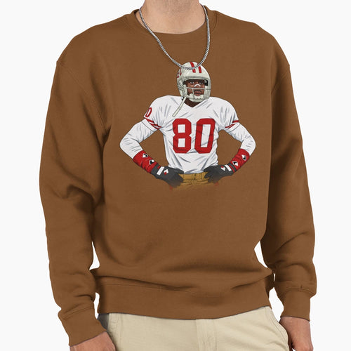 Jerry Rice Sweatshirt - Novelty Apparel Unisex - T-Shirt, Sweatshirt, Hoodie