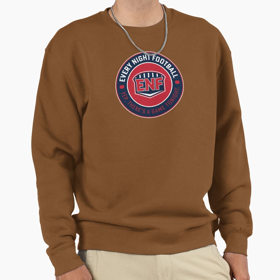 Every Night Football Circular Slogan Sweatshirt - Trendy Graphic Unisex - T-Shirt, Sweatshirt, Hoodie