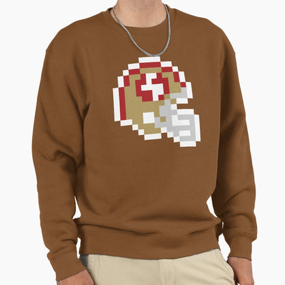 San Francisco 49Ers 8 Bit Football Sweatshirt - Graphic Print Unisex - T-Shirt, Sweatshirt, Hoodie