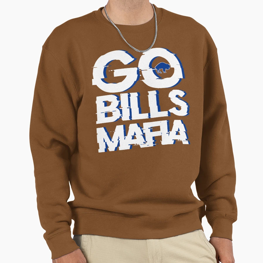 Go Bills Mafia Sweatshirt - Novelty Apparel Unisex - T-Shirt, Sweatshirt, Hoodie