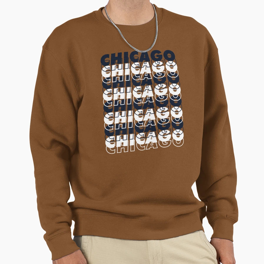 Chicago Bears Colors Sweatshirt - Graphic Print Men Women - T-Shirt, Sweatshirt, Hoodie