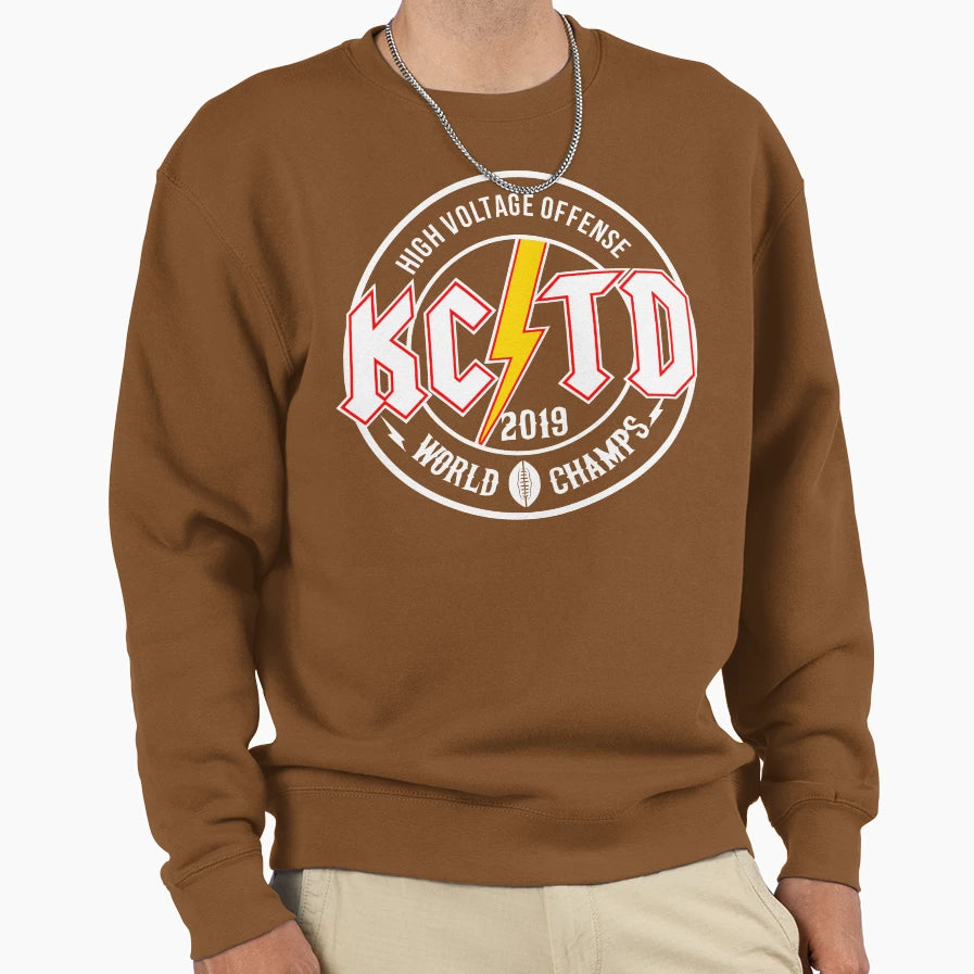 Kc Td Kansas City Touchdown Sweatshirt - Aesthetic Graphic Men Women - T-Shirt, Sweatshirt, Hoodie