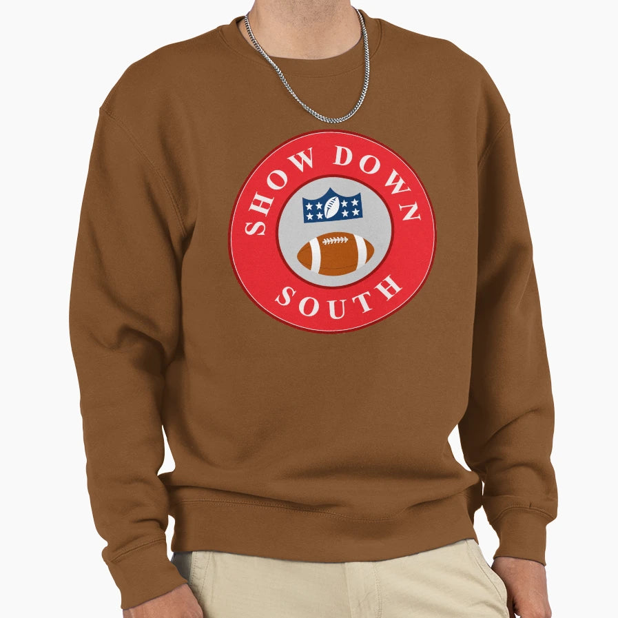 Casual South Showdown Sweatshirt - Custom Art Print Men Women - T-Shirt, Sweatshirt, Hoodie