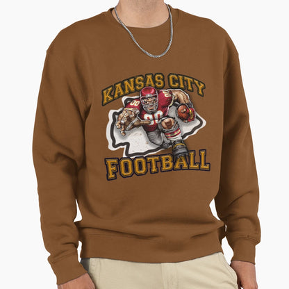 Kansas City Football Sweatshirt - Minimalist Print Unisex - T-Shirt, Sweatshirt, Hoodie