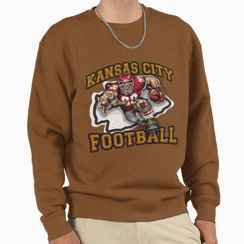 Kansas City Football Sweatshirt - Minimalist Print Unisex - T-Shirt, Sweatshirt, Hoodie