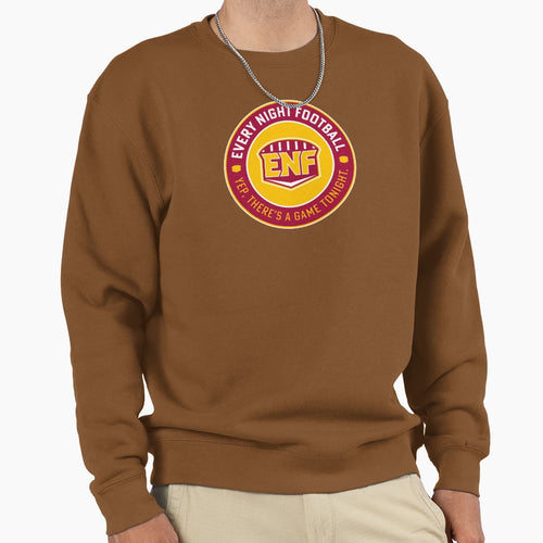 Every Night Football Circular Sweatshirt - Minimalist Print for Adults - T-Shirt, Sweatshirt, Hoodie