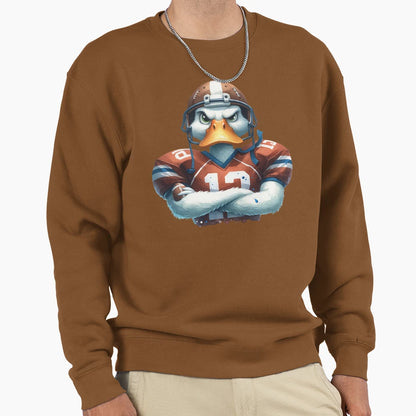 Duck Amarican Football Sweatshirt - Fun Novelty Design Men Women - T-Shirt, Sweatshirt, Hoodie