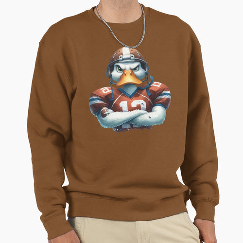 Duck Amarican Football Sweatshirt - Fun Novelty Design Men Women - T-Shirt, Sweatshirt, Hoodie