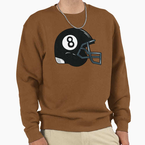 8 Ball Snooker American Football Sweatshirt - Aesthetic Graphic for Adults - T-Shirt, Sweatshirt, Hoodie