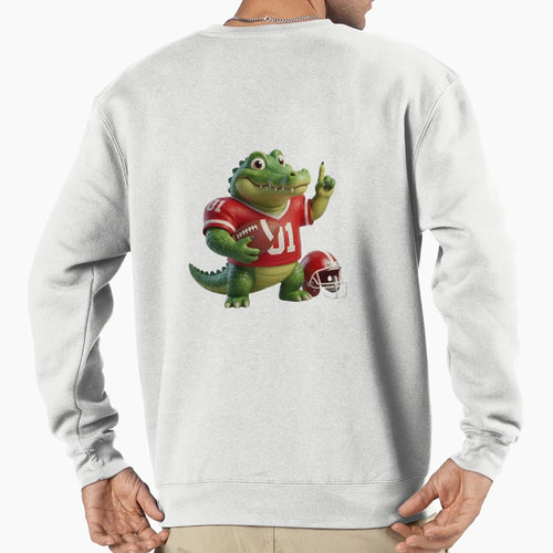 Gator Gridiron Champ 3D American Sweatshirt - Graphic Print for Adults - T-Shirt, Sweatshirt, Hoodie