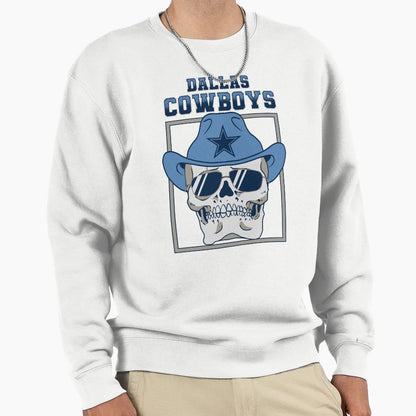 Skull Dallas Cowboys Sweatshirt - Casual Everyday Wear Men Women - T-Shirt, Sweatshirt, Hoodie