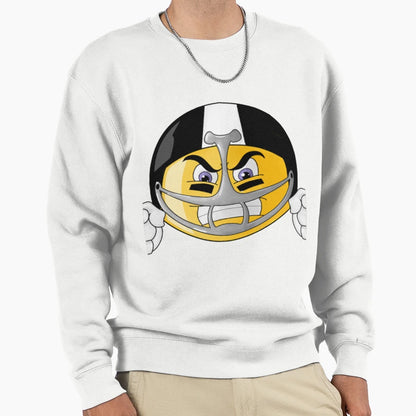 Football Player Emoji Sweatshirt - Unique Graphic for Adults - T-Shirt, Sweatshirt, Hoodie