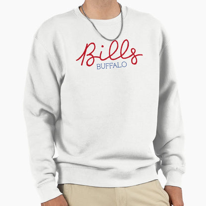 Buffalo Bills Handwritten Sweatshirt - Aesthetic Graphic Unisex - T-Shirt, Sweatshirt, Hoodie