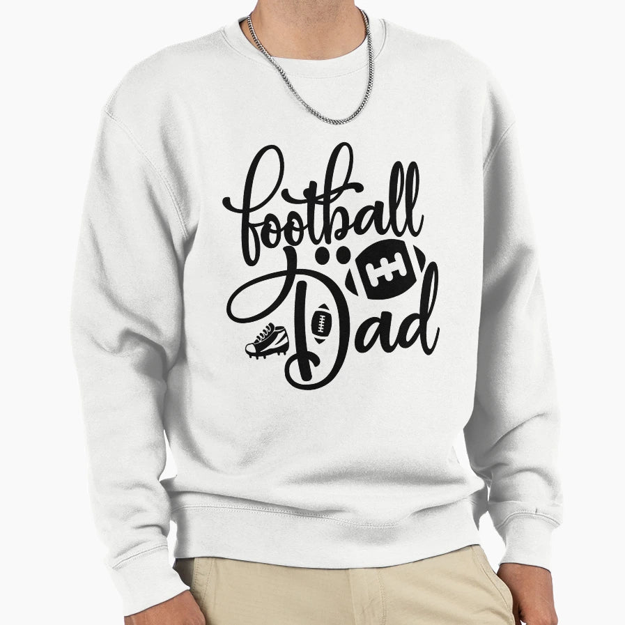 Football Dad Funny Football Lovers T-Shirt - Trendy Graphic for Adults - T-Shirt, Sweatshirt, Hoodie