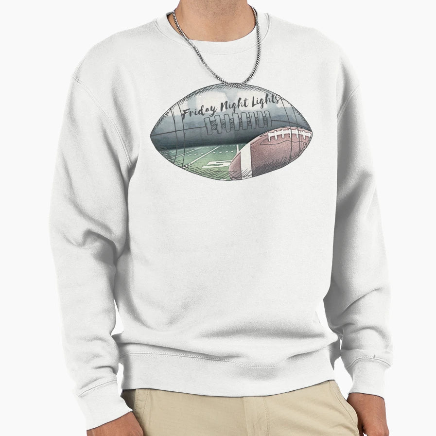 Friday Night Lights Sweatshirt - Minimalist Print Unisex - T-Shirt, Sweatshirt, Hoodie