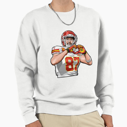 TK Hand Heart Sweatshirt - Trendy Graphic Unisex - T-Shirt, Sweatshirt, Hoodie