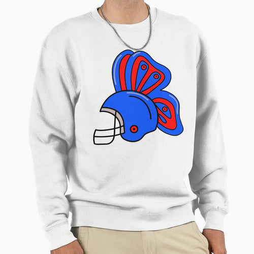 Helmet Fly Giants Sweatshirt - Novelty Apparel for Adults - T-Shirt, Sweatshirt, Hoodie
