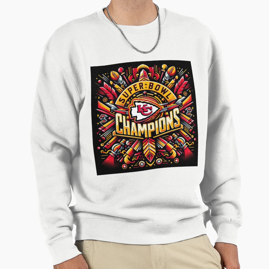 Kansas City Football Sweatshirt - Novelty Apparel for Adults - T-Shirt, Sweatshirt, Hoodie