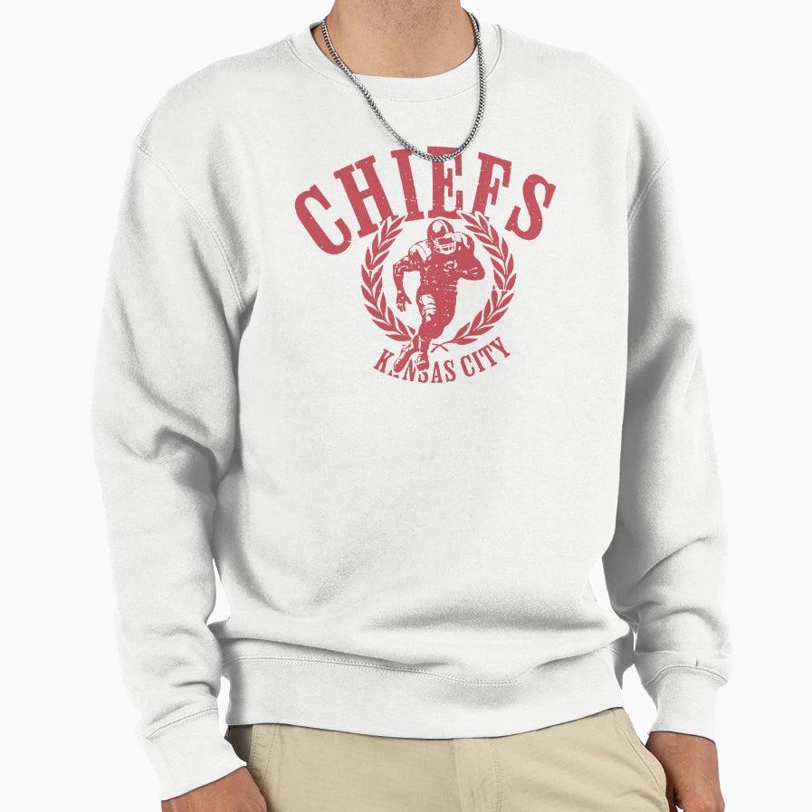 Chiefs Faded Sweatshirt - Unique Graphic Men Women - T-Shirt, Sweatshirt, Hoodie