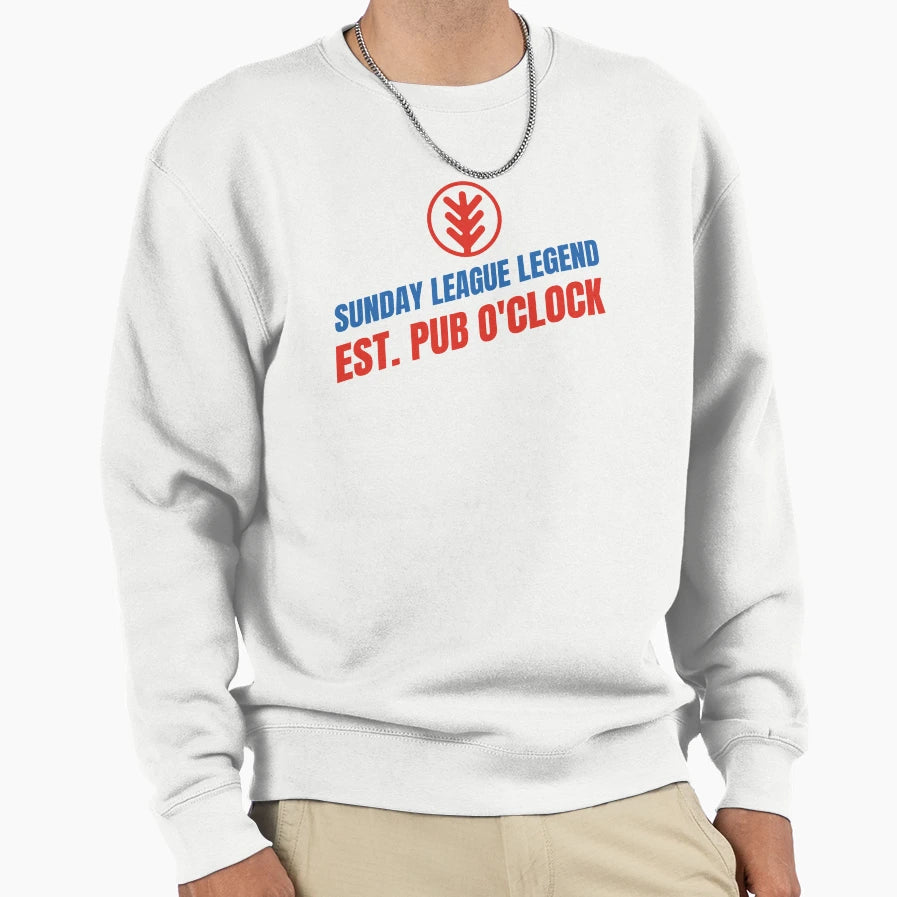 Sunday League Legend Funny Football T-Shirt - Unique Graphic Unisex - T-Shirt, Sweatshirt, Hoodie