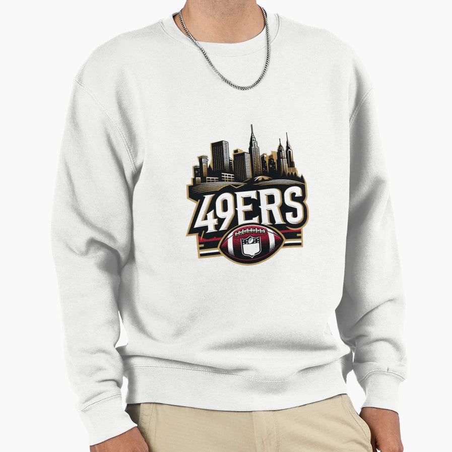 San Francisco 49Ers Sweatshirt - Custom Art Print Men Women - T-Shirt, Sweatshirt, Hoodie