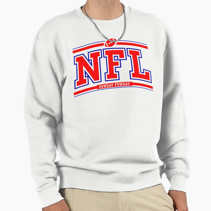 Sunday Funday Footbal Fan Sweatshirt - Novelty Apparel Unisex - T-Shirt, Sweatshirt, Hoodie
