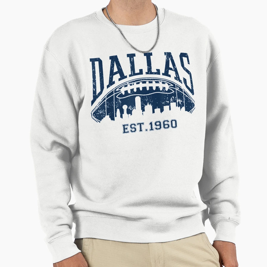 Dallas Football Sweatshirt - Streetwear Style for Adults - T-Shirt, Sweatshirt, Hoodie
