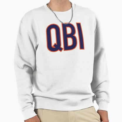 Qb1 Chicago Bears Navy Sweatshirt - Graphic Print Men Women - T-Shirt, Sweatshirt, Hoodie