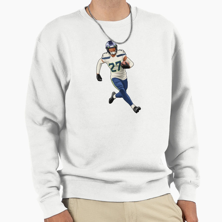 Tariq Woolen 27 Running Forward Sweatshirt - Aesthetic Graphic for Adults - T-Shirt, Sweatshirt, Hoodie