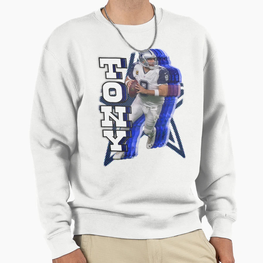 Dallas Cowboy Legend Tony Romo Sweatshirt - Minimalist Print Unisex - T-Shirt, Sweatshirt, Hoodie