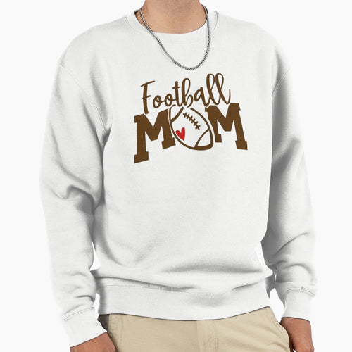 Football Mom Football Season Custom Sweatshirt - Minimalist Print Unisex - T-Shirt, Sweatshirt, Hoodie