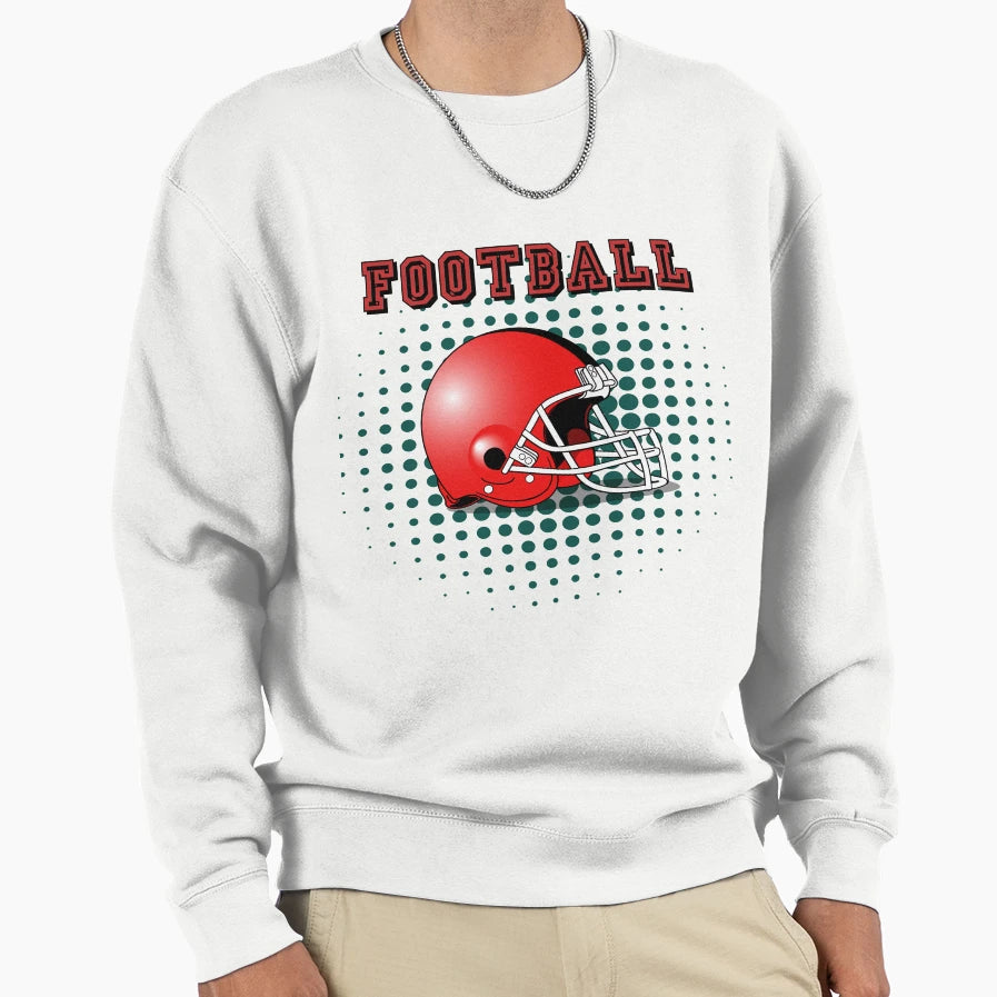 Football Sweatshirt - Minimalist Print Unisex - T-Shirt, Sweatshirt, Hoodie