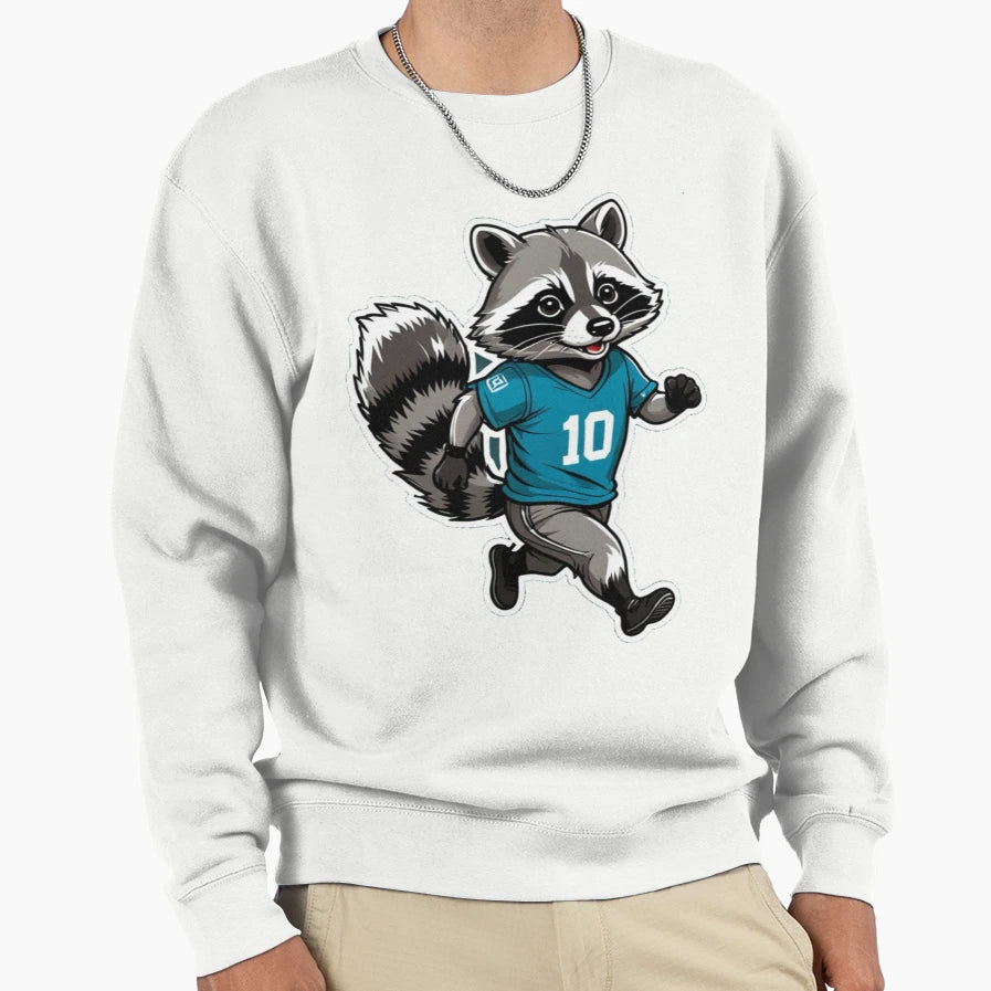 Raccoon Sweatshirt - Minimalist Print Unisex - T-Shirt, Sweatshirt, Hoodie