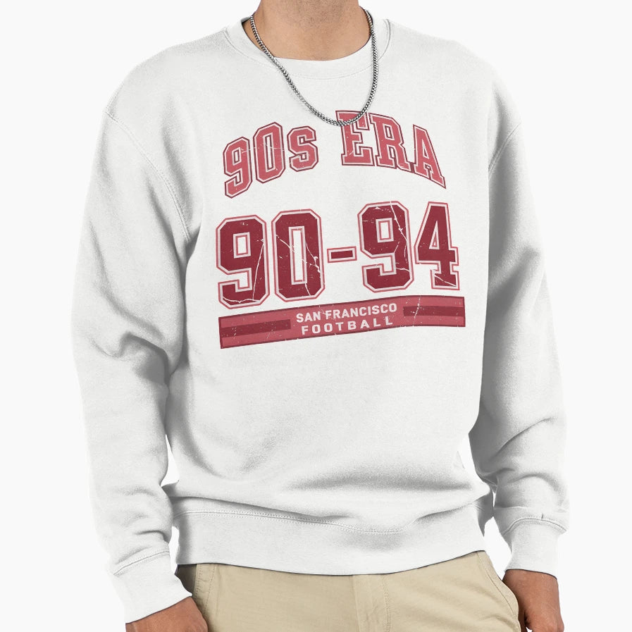 San Francisco Football 90S Era 1990 Sweatshirt - Graphic Print for Adults - T-Shirt, Sweatshirt, Hoodie