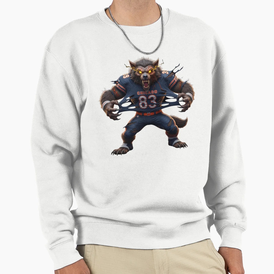 Chicago Halloween Sweatshirt - Minimalist Print for Adults - T-Shirt, Sweatshirt, Hoodie