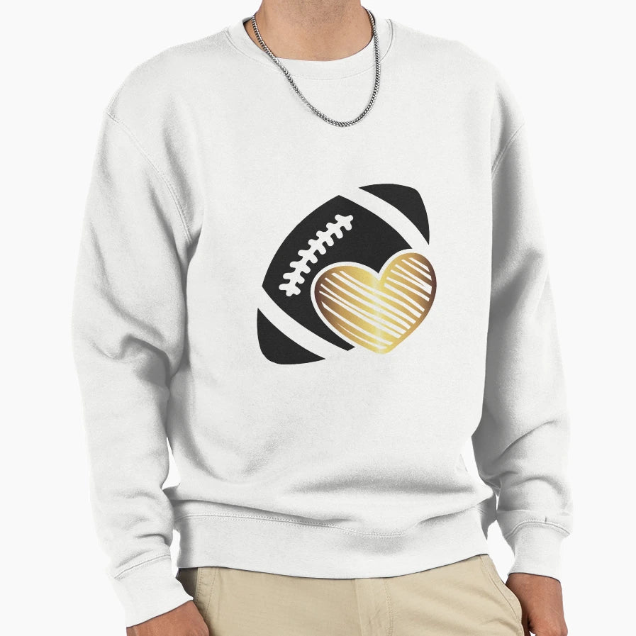 Football Love Sweatshirt - Custom Art Print Men Women - T-Shirt, Sweatshirt, Hoodie