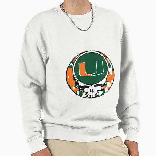 Umiami Skull Sweatshirt - Custom Art Print Men Women - T-Shirt, Sweatshirt, Hoodie