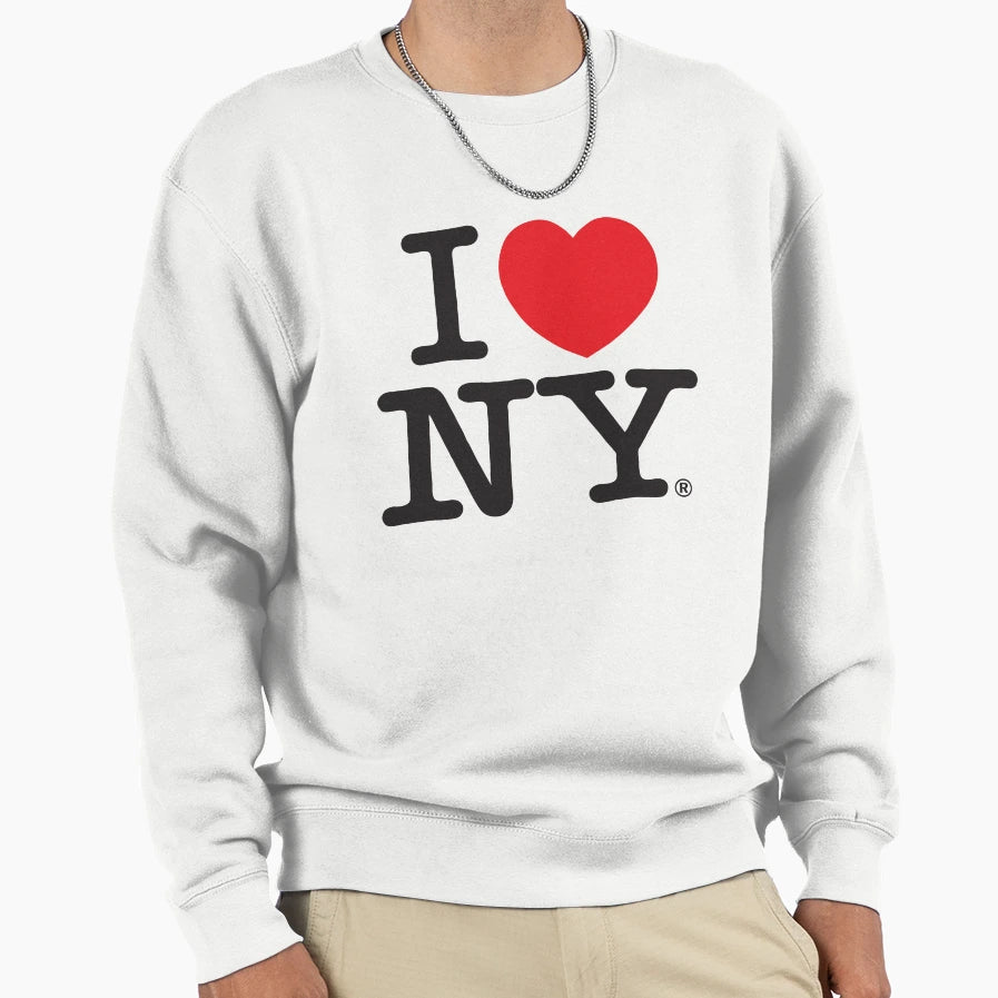 I Love Ny Logo Sweatshirt - Trendy Graphic for Adults - T-Shirt, Sweatshirt, Hoodie