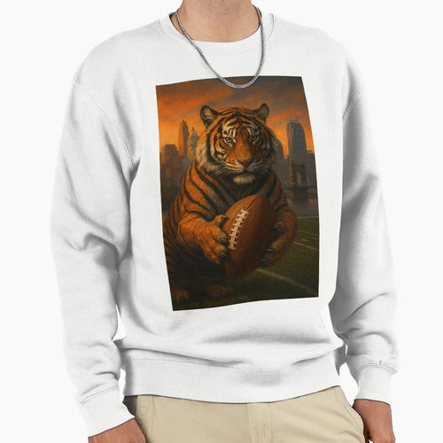 Cincinnati Football V3 Sweatshirt - Custom Art Print for Adults - T-Shirt, Sweatshirt, Hoodie