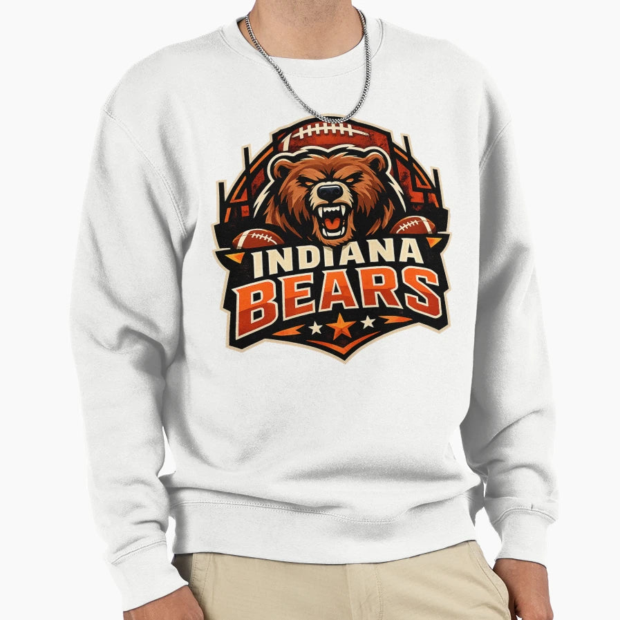 Indiana Bears Logo T-Shirt - Unique Graphic Men Women - T-Shirt, Sweatshirt, Hoodie