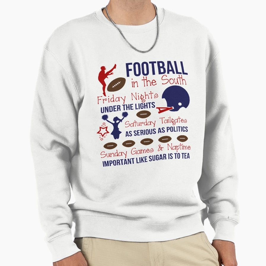 Football South Sweatshirt - Novelty Apparel for Adults - T-Shirt, Sweatshirt, Hoodie