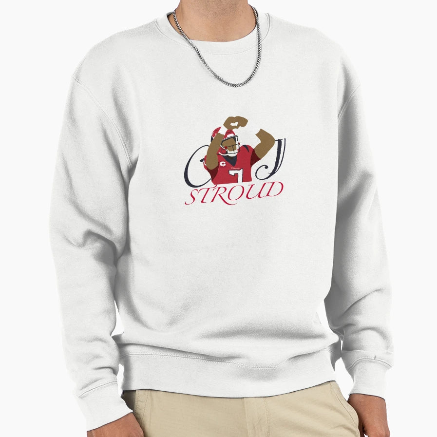 Nfl Quarterback Sweatshirt - Minimalist Print for Adults - T-Shirt, Sweatshirt, Hoodie